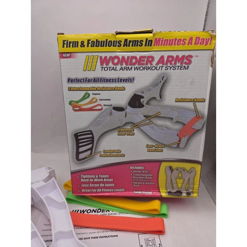 Wonder Arms Total Workout System AS SEEN ON TV White BRAND NEW OPEN BOX